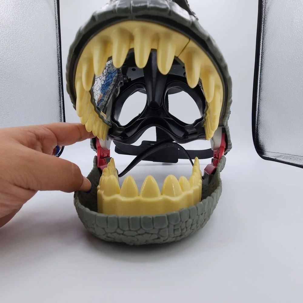 Jurassic World Park Chomp N Roar Mask Velociraptor Raptor‎ Blue Dinosaur Works